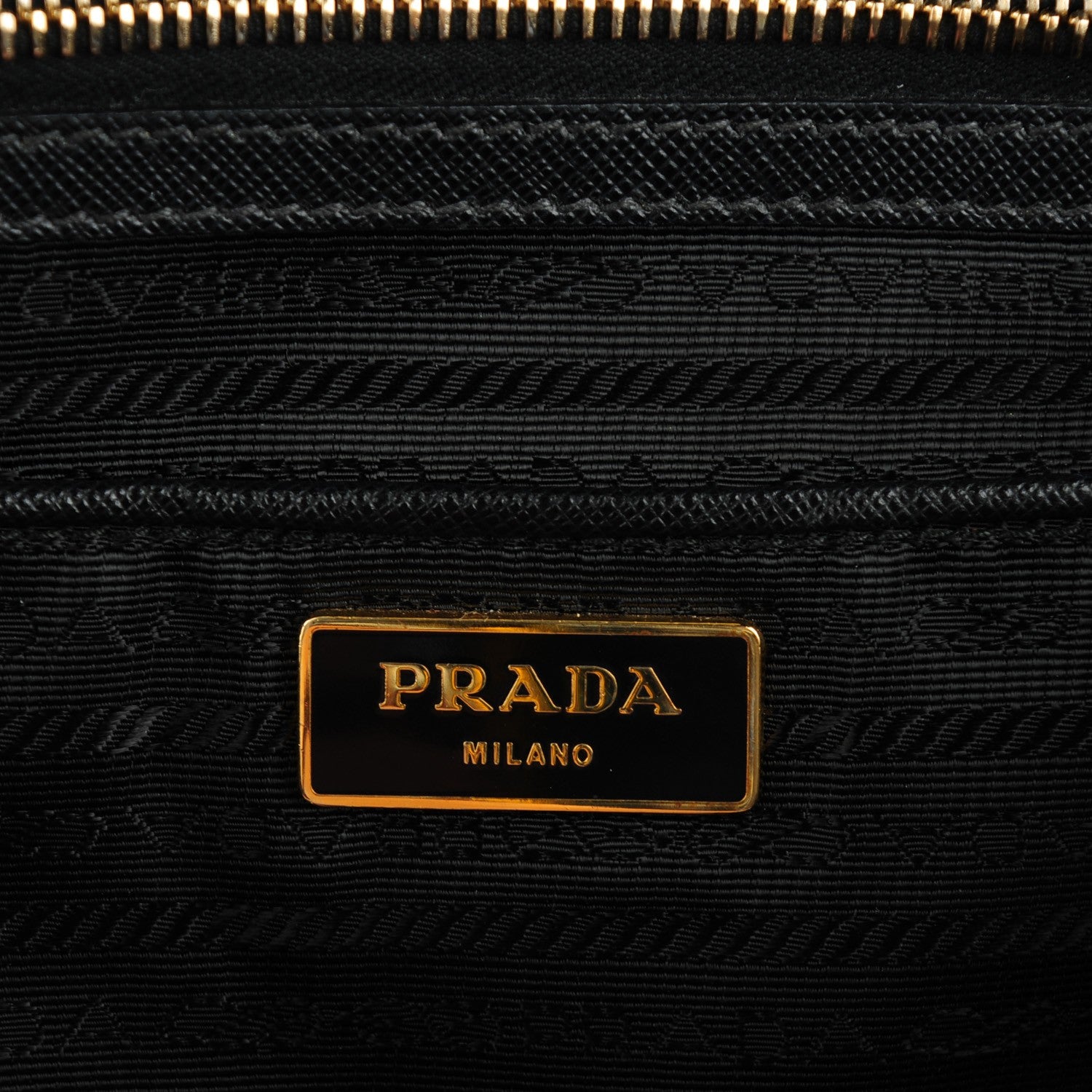 Prada Saffiano Medium Galleria Double Zip Tote Black 7 of 9