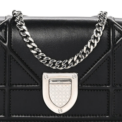 Christian Dior Lambskin Baby Diorama Flap Bag Black 8 of 10