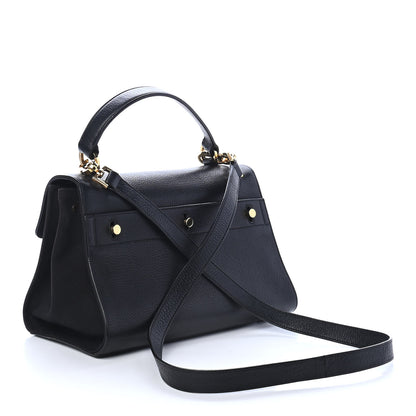 Saint Laurent Calfskin Canvas Small Muse Two Black 3 of 9