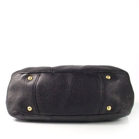 Prada Vitello Daino Double Pocket Shoulder Bag 5 of 9
