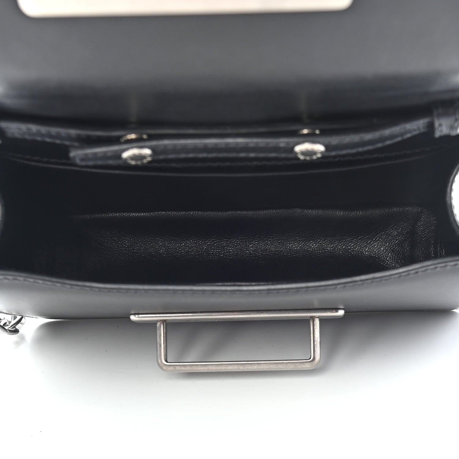Prada City Calf Saffiano Cahier Astrology Bag Black 4 of 7