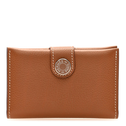 Hermes Evercolor R.M.S Card Holder Gold 1 of 6