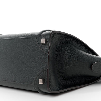 Celine Drummed Calfskin Micro Luggage Black 9 of 11
