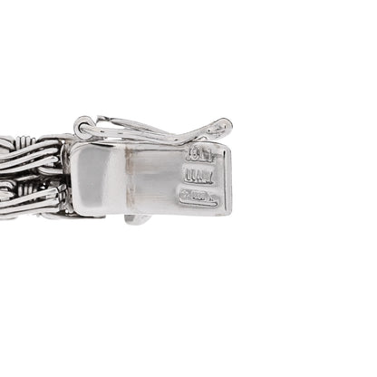 Roberto Coin 18K White Gold Diamond Woven Silk Bracelet 3 of 3