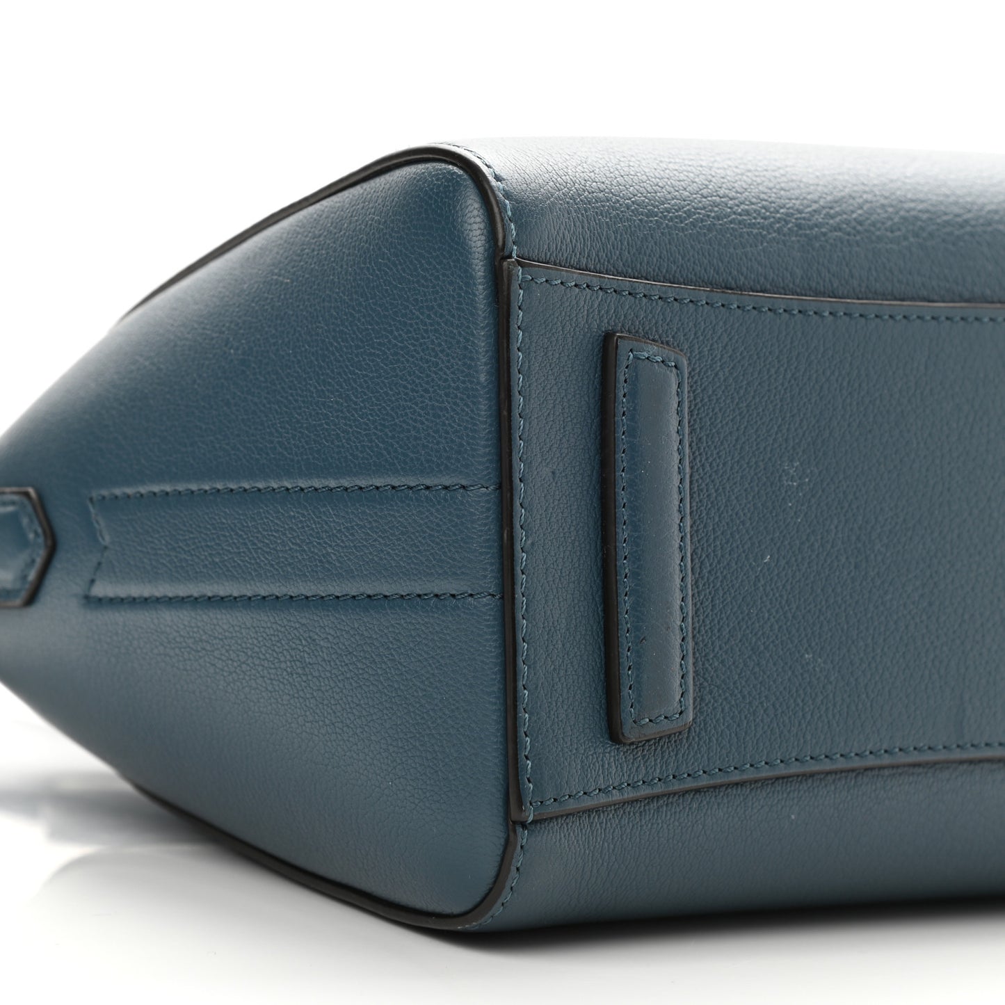 Sugar Goatskin Mini Antigona Indigo Blue