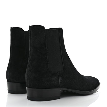 Saint Laurent Mens Suede Chelsea Boots 39 4 of 9