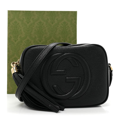 Gucci Pebbled Calfskin Small Soho Disco Bag Black 10 of 10