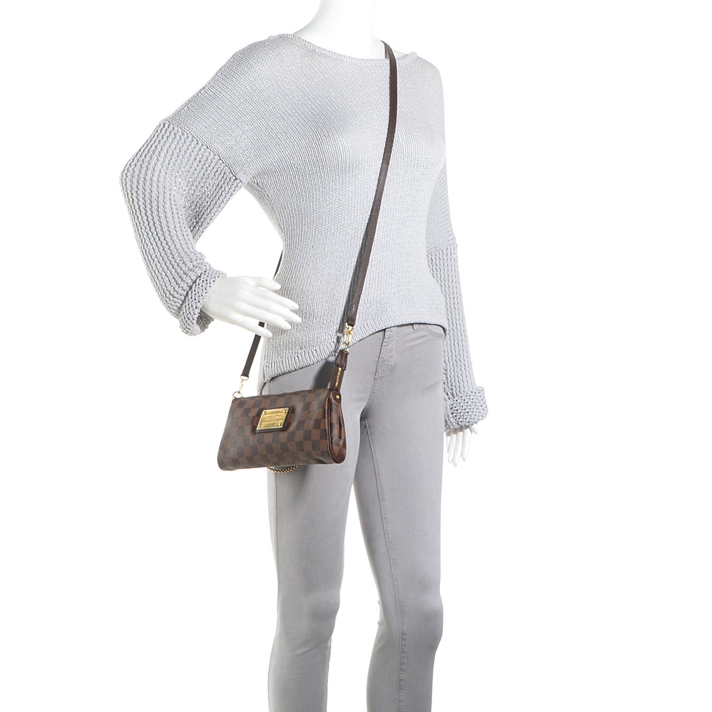 Damier Ebene Eva Clutch