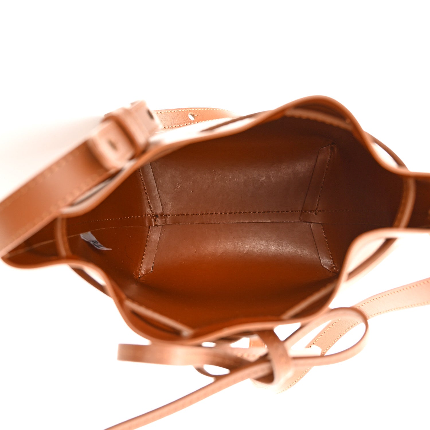 Mansur Gavriel Calfskin Mini Mini Bucket Bag Camello 5 of 10