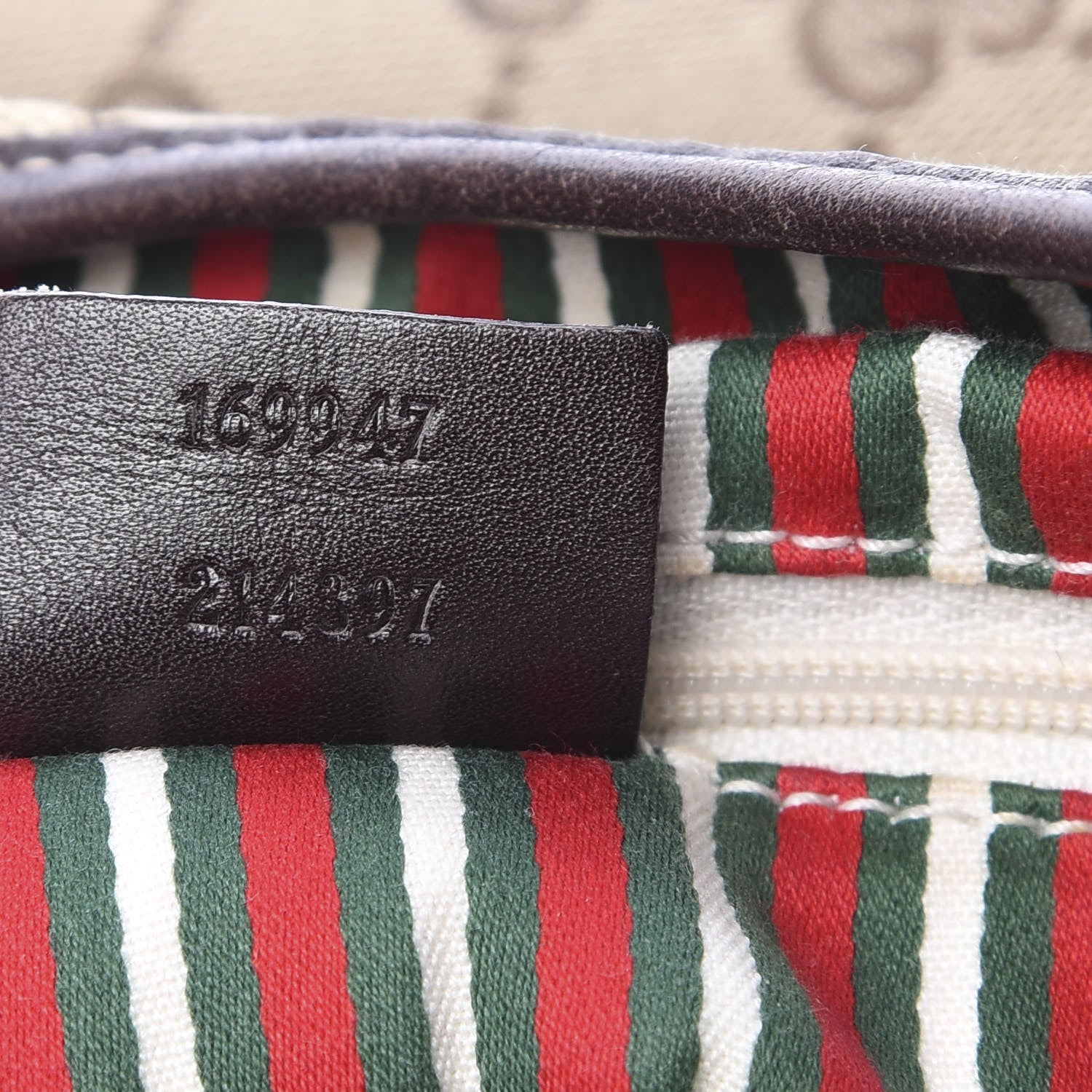 Gucci Monogram Medium New Britt Hobo Dark Brown 6 of 10