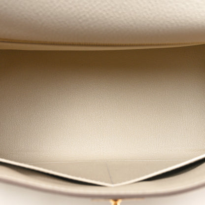 Hermes Togo Kelly Retourne 28 Craie 5 of 11