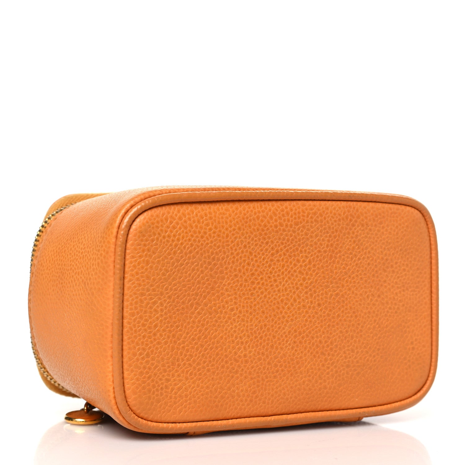 Chanel Caviar Vanity Cosmetic Case Orange 4 of 12