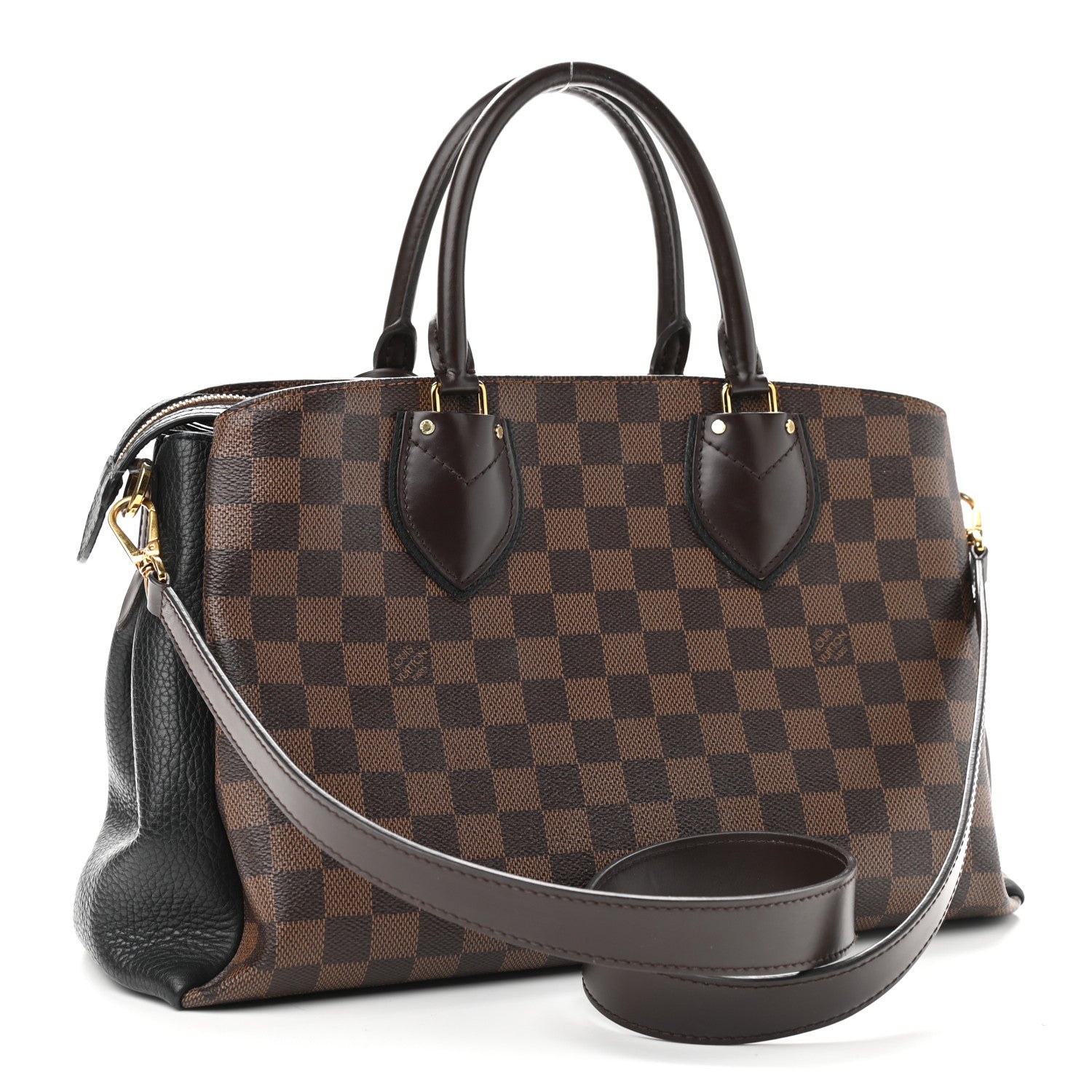Louis Vuitton Cuir Taurillon Damier Ebene Normandy Black 3 of 20