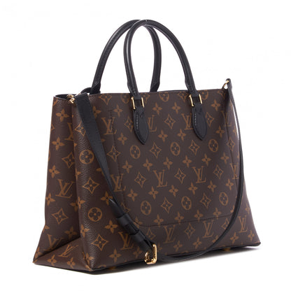 Louis Vuitton Monogram Flower Tote Black 2 of 8
