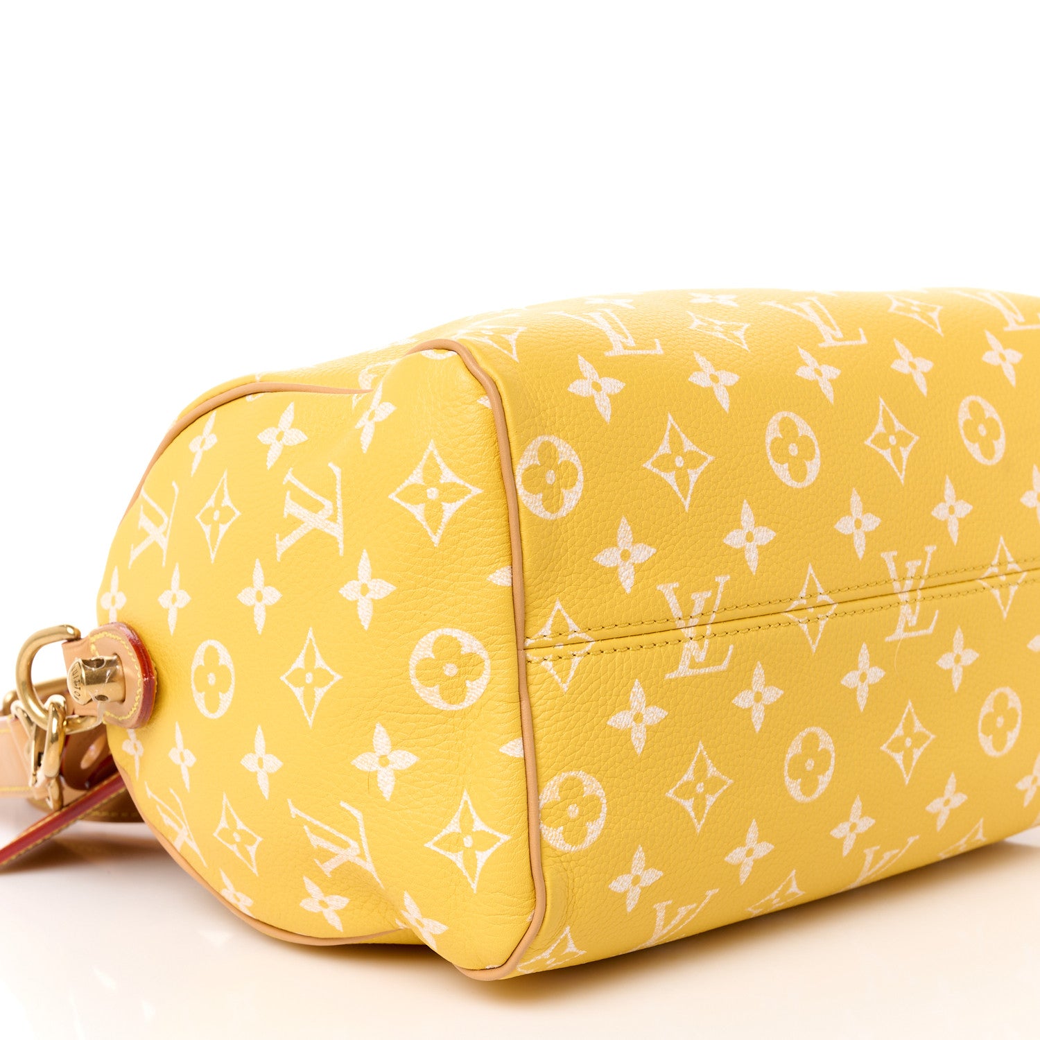 Louis Vuitton Calfskin Monogram Speedy P9 Bandouliere 25 Jaune Mat 17 of 18