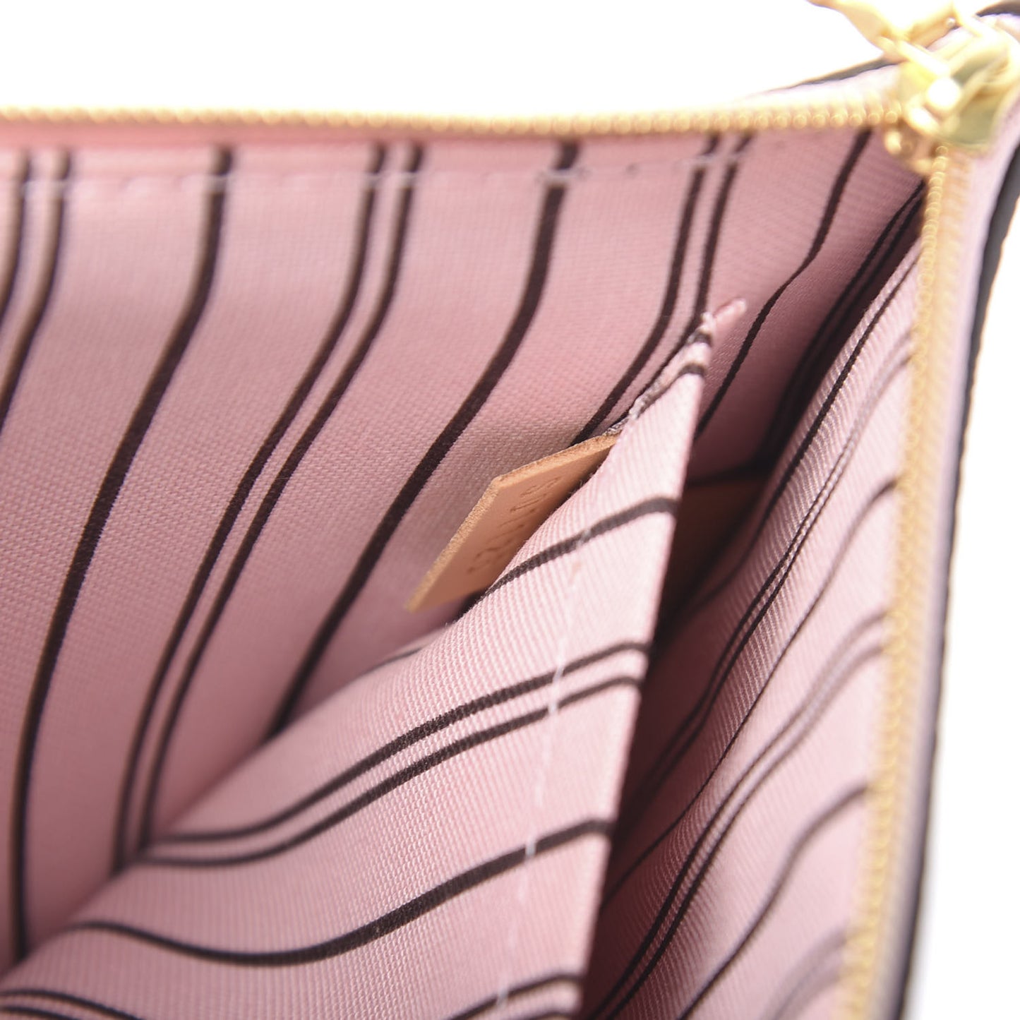 Monogram Neverfull MM GM Pochette Rose Ballerine
