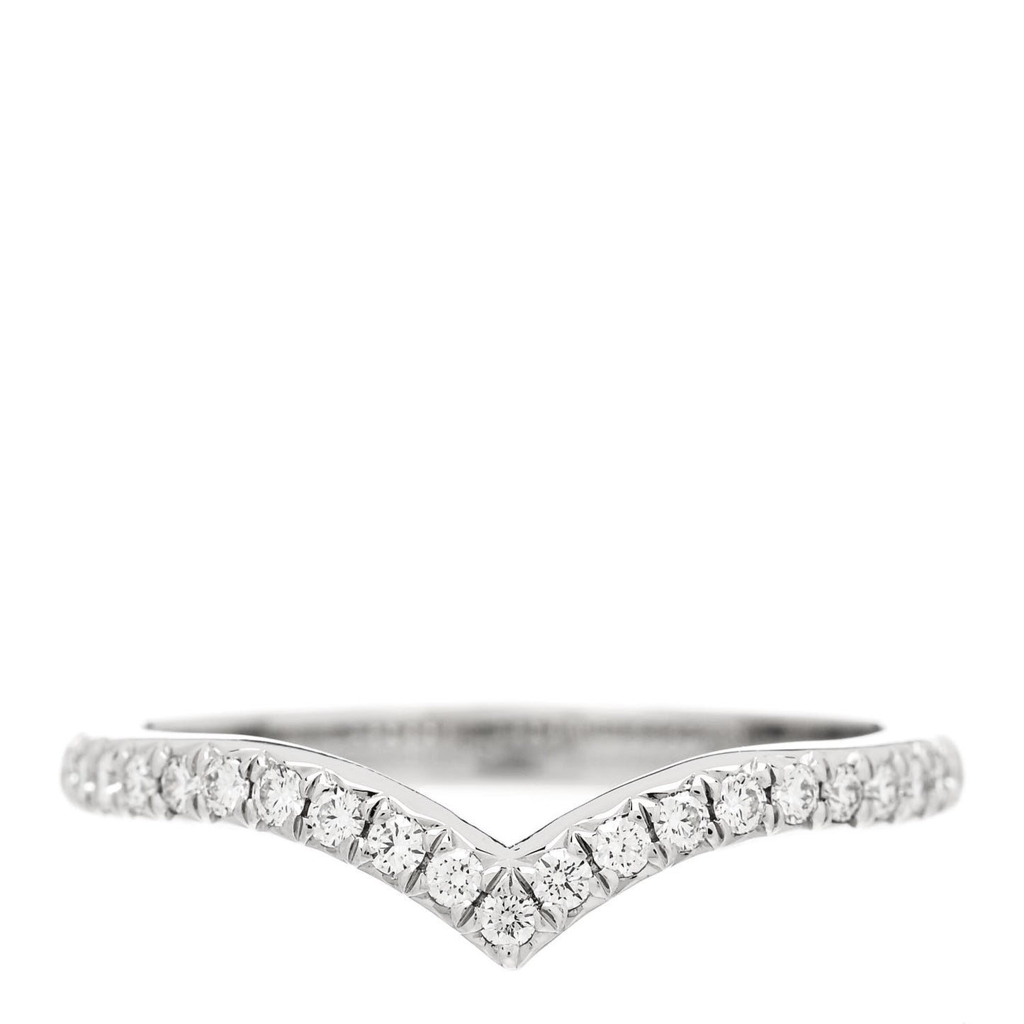 Platinum Diamond Soleste V Band Ring 53 6.5