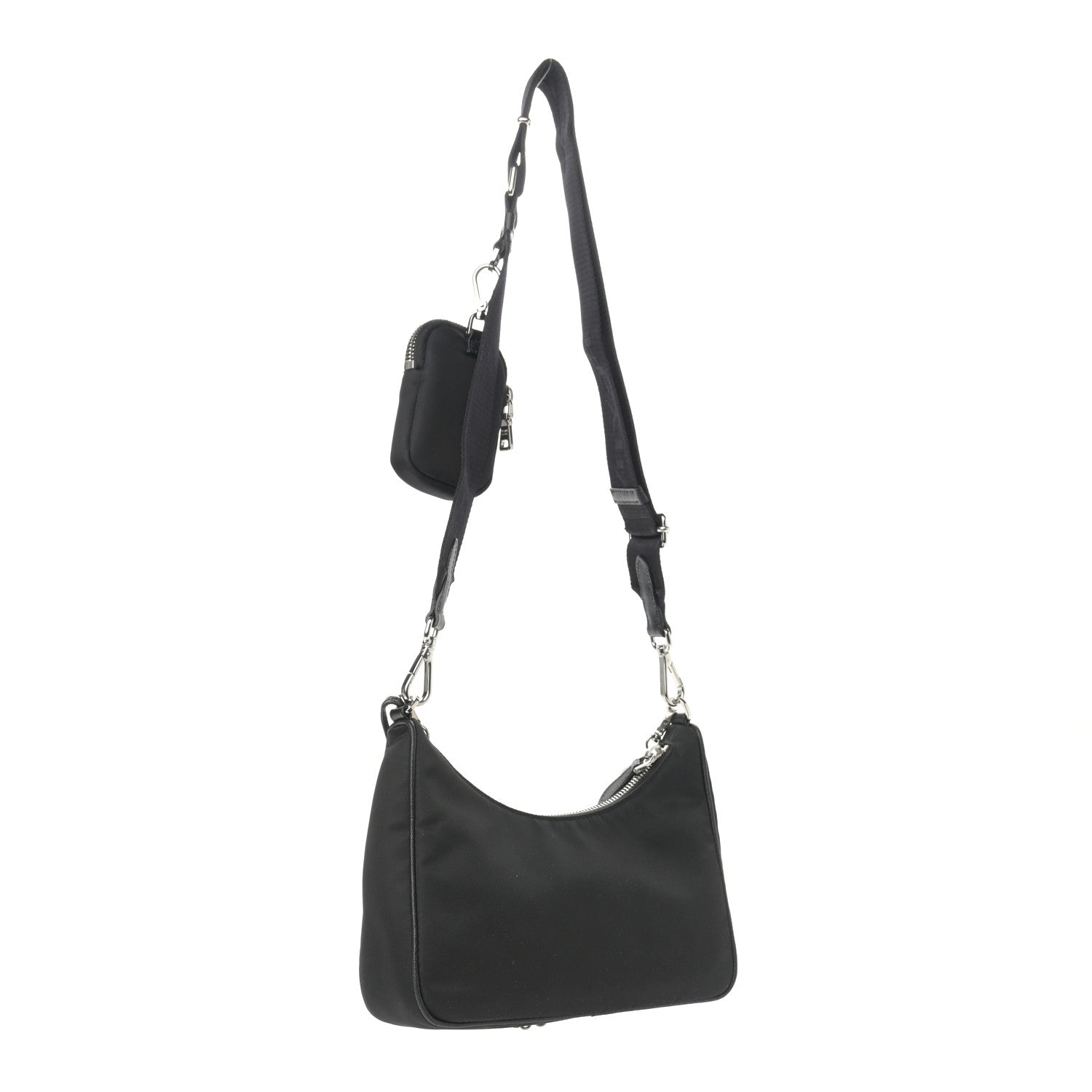 Prada Nylon Re-Edition 2005 Shoulder Bag Black 3 of 11