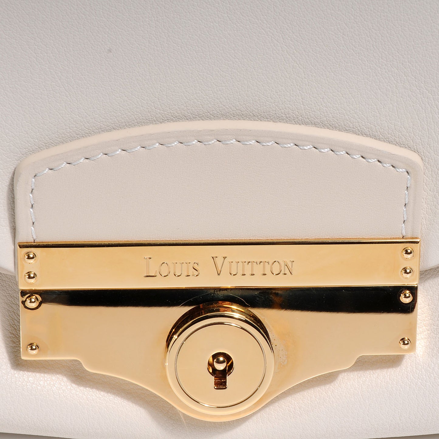 Calfskin Sac Louis White