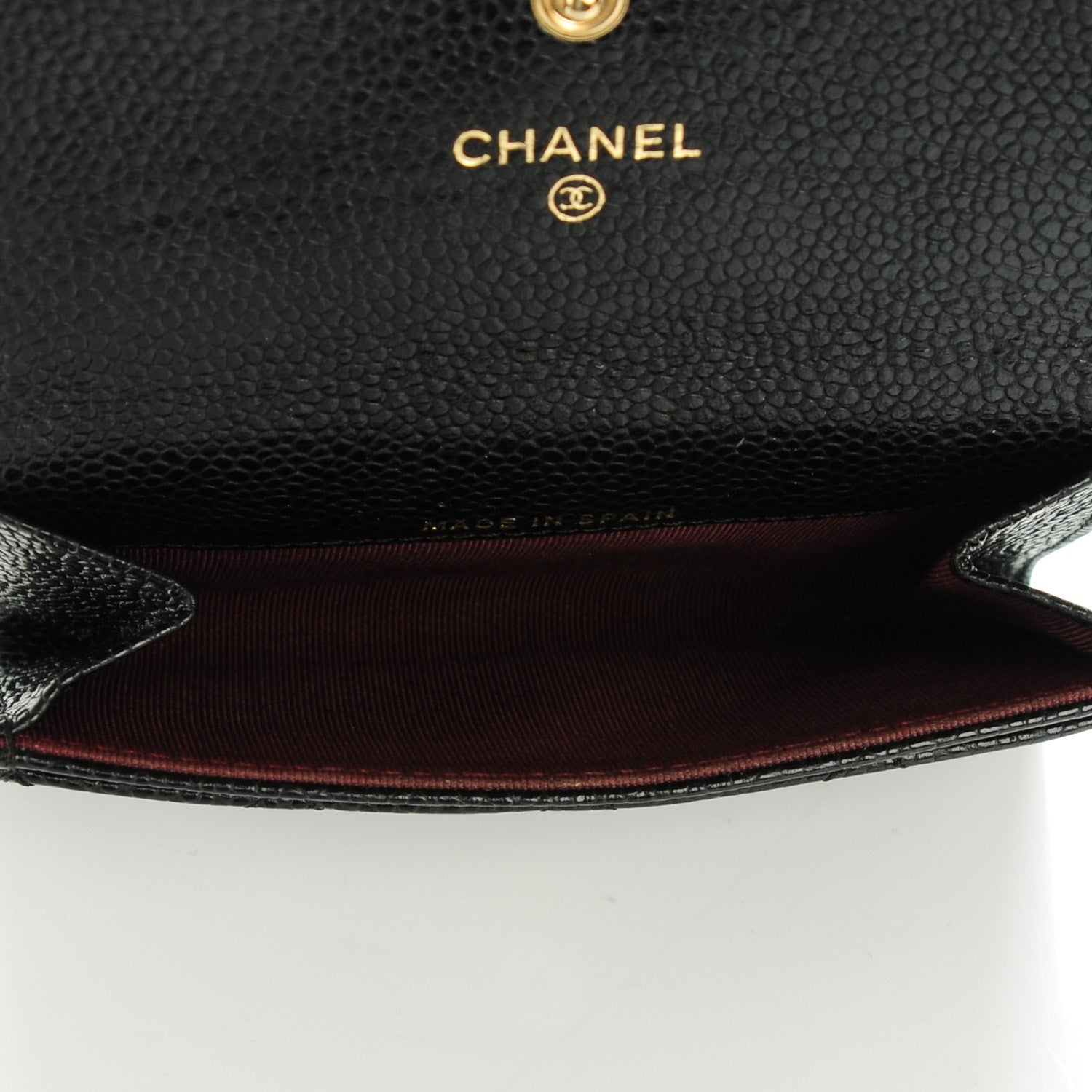 Chanel Caviar Quilted Flap Card Holder Black 5 of 8