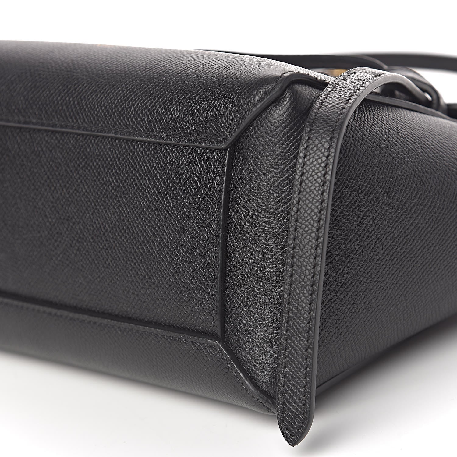 Celine Grained Calfskin Nano Belt Bag Black 8 of 10