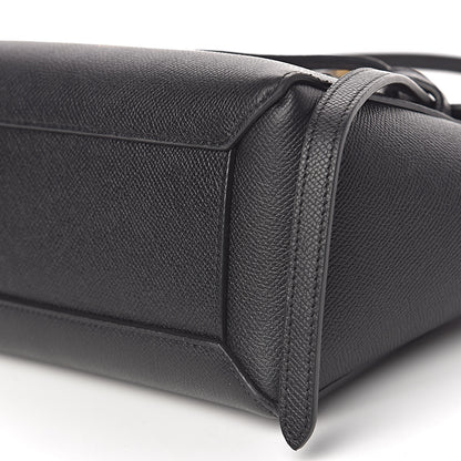 Celine Grained Calfskin Nano Belt Bag Black 8 of 10