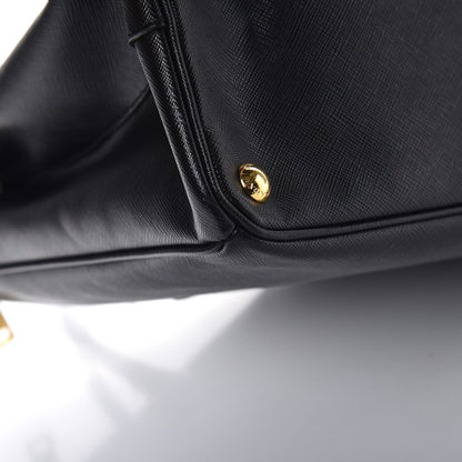 Prada Saffiano Large Galleria Double Zip Tote Black 14 of 17