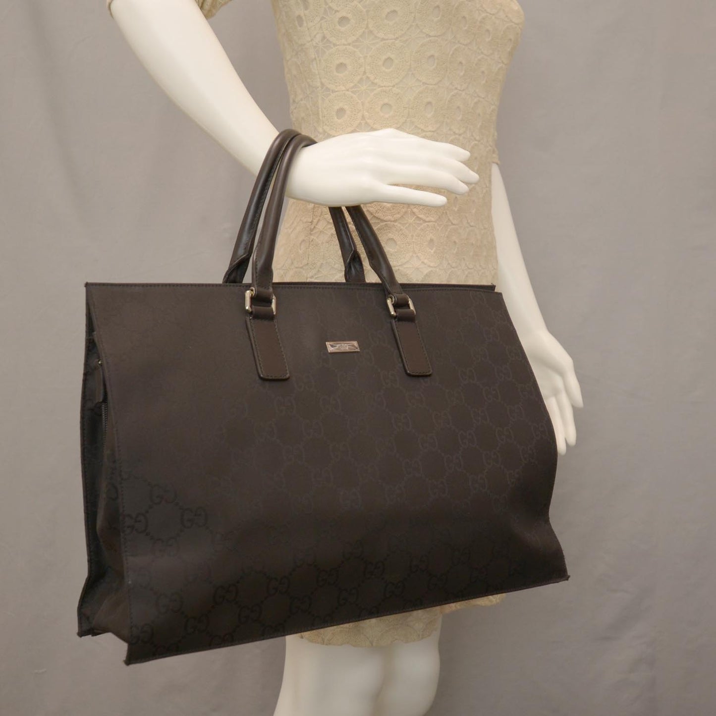Nylon Monogram Executive Bag Black