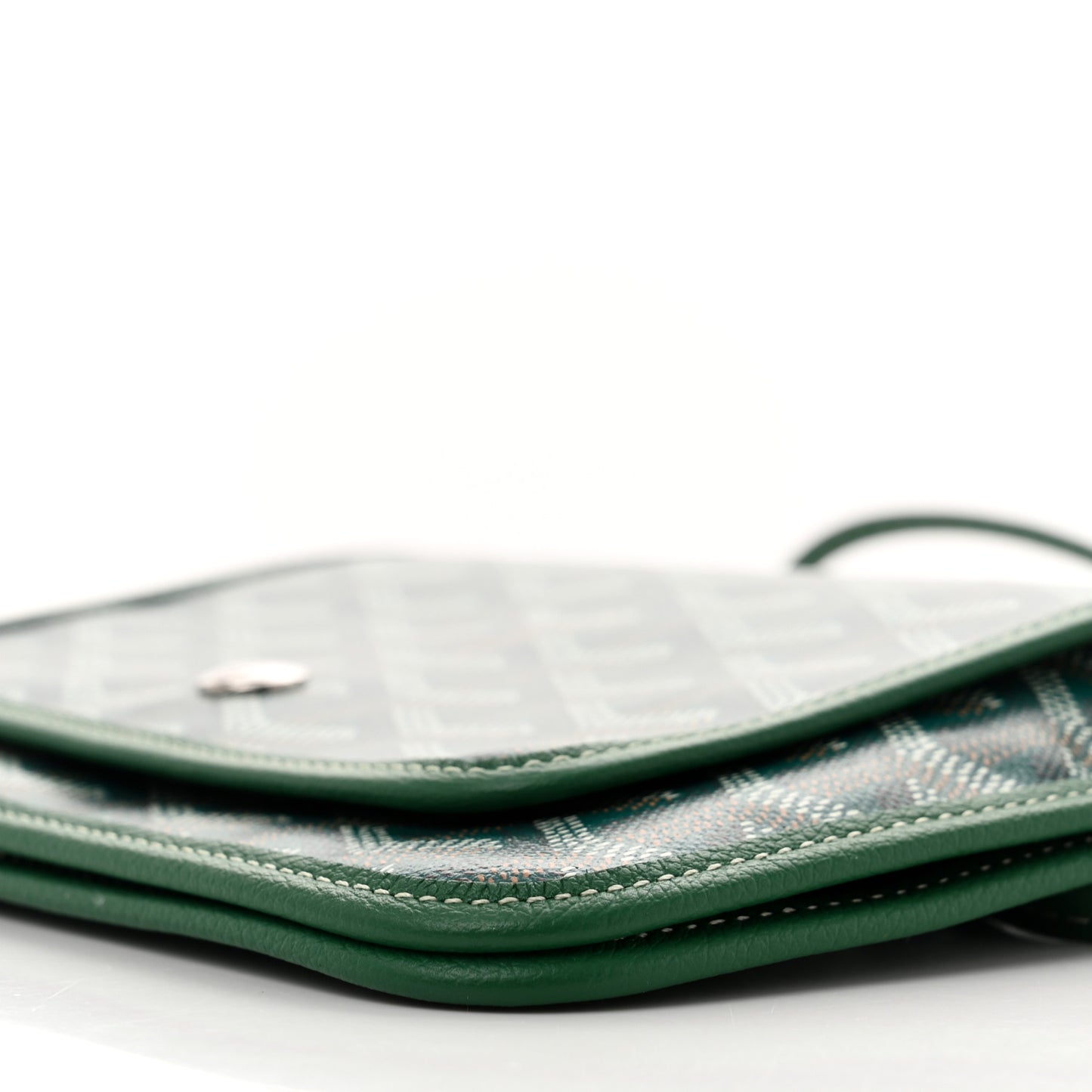 Goyardine Plumet Wallet Clutch Green