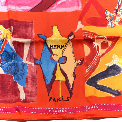 Hermes Silk J'aime Mon Carre Scarf 70 2 of 6
