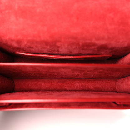 Saint Laurent Patent Small Monogram Sunset Red 5 of 8
