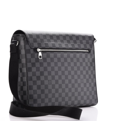 Louis Vuitton Damier Graphite District GM 3 of 8