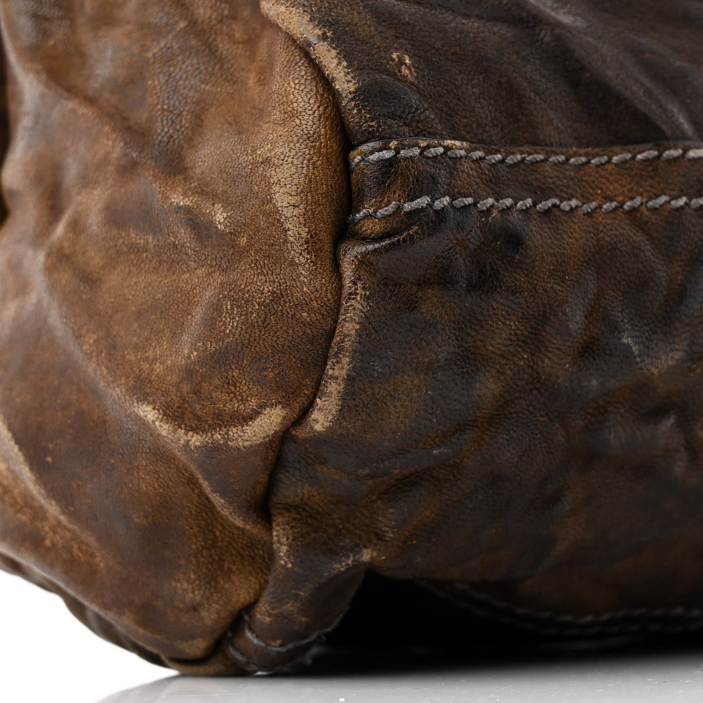 Tumbled Sheepskin Mini Pandora Charcoal