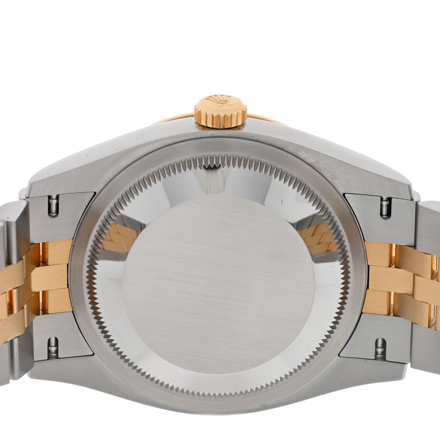 Rolex Stainless Steel 18K Yellow Gold Diamond 36mm Oyster Perpetual Datejust Watch Champagne 126233 4 of 5