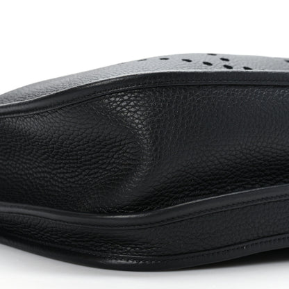 Hermes Taurillon Clemence Evelyne III GM Black 8 of 10