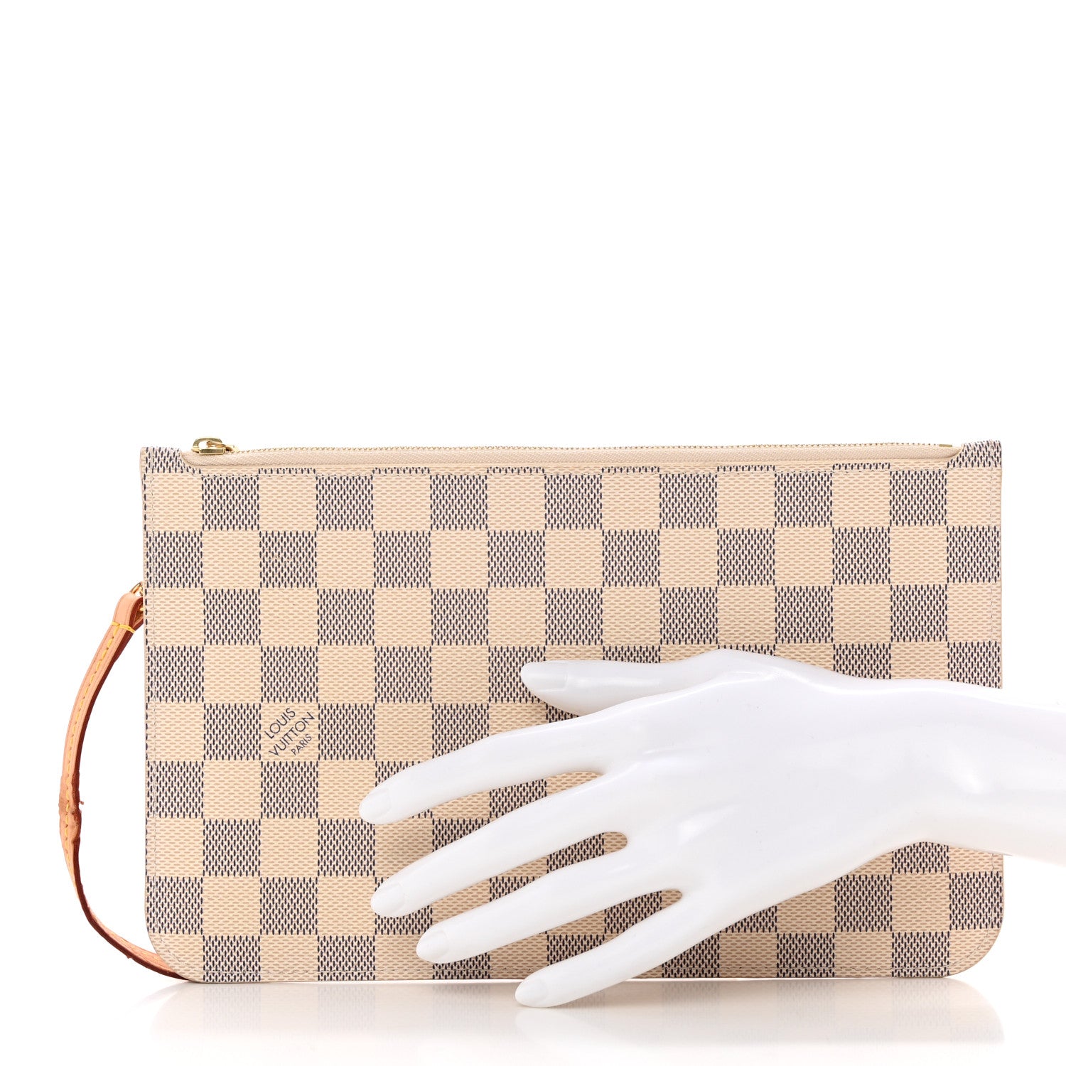 Louis Vuitton Damier Azur Neverfull MM GM Pochette 2 of 12