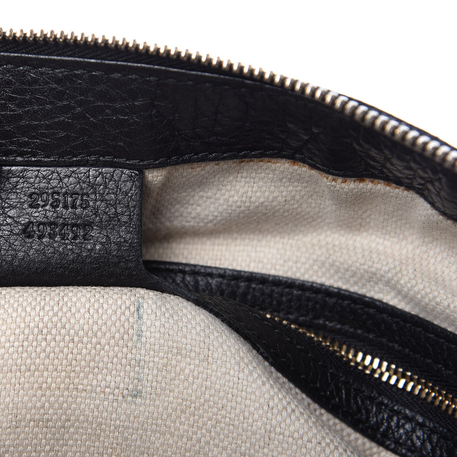 Gucci Pebbled Calfskin Medium Soho Hobo Black 9 of 12