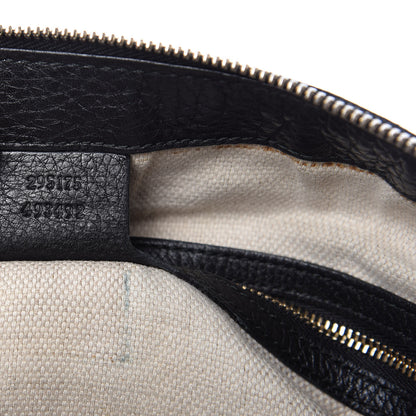 Gucci Pebbled Calfskin Medium Soho Hobo Black 9 of 12