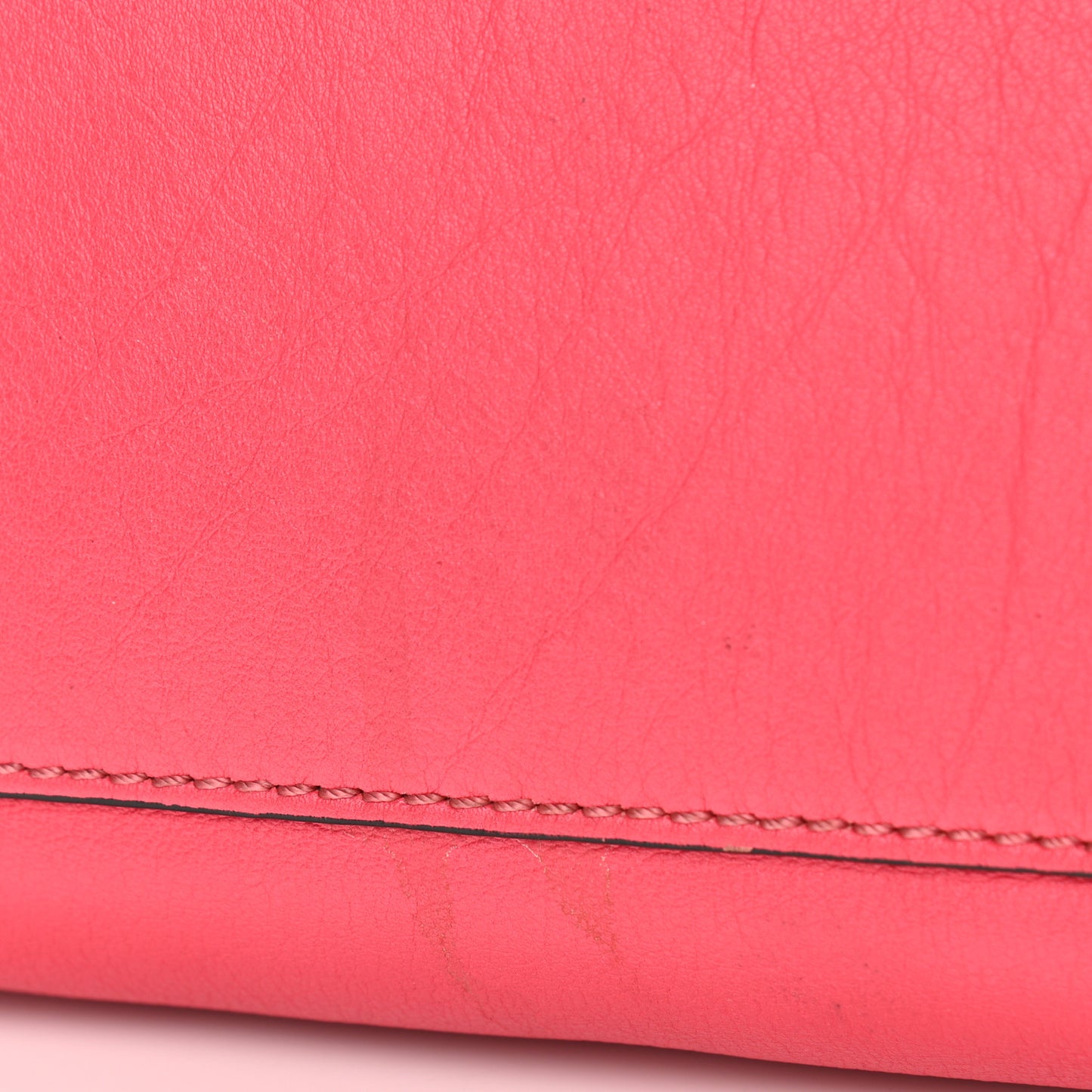 Vitello Rockstud Double Handle Tote Deep Rose