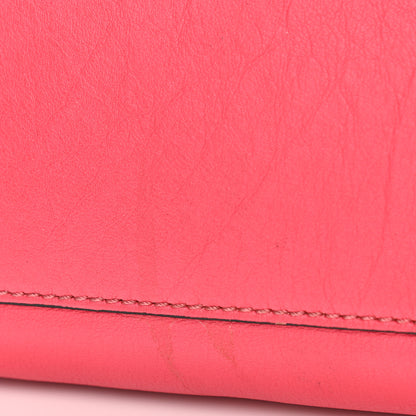 Valentino Garavani Vitello Rockstud Double Handle Tote Deep Rose 16 of 17