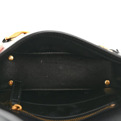 Valentino Garavani Calfskin Small Vlogo Chain Shoulder Bag Black 5 of 13