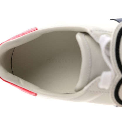 Gucci Calfskin Ayers Blind For Love Embroidered Womens Ace Sneakers 37.5 White 8 of 9