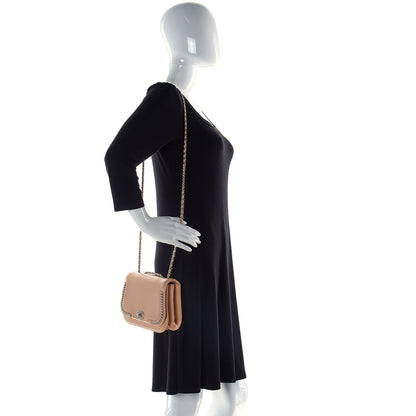 Chanel Calfskin Medium Braided Chic Flap Beige 2 of 8