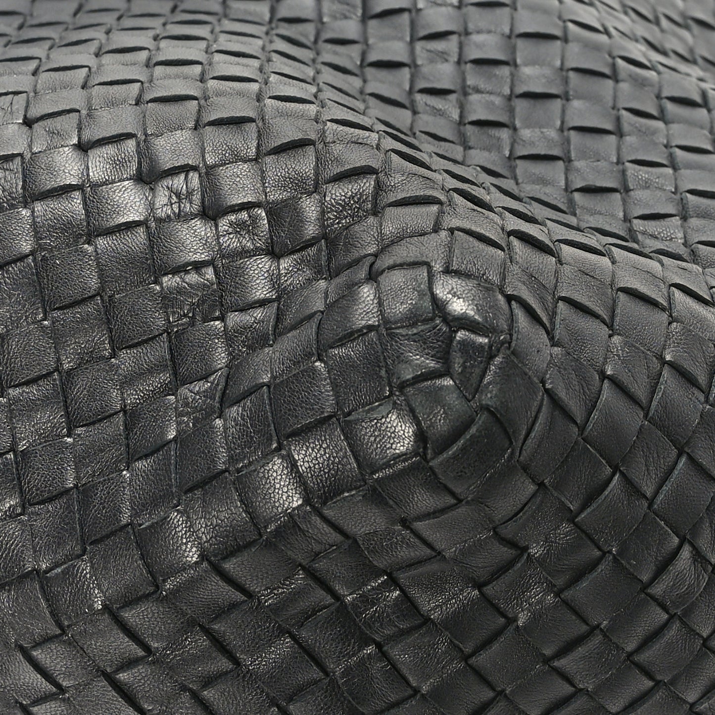 Nappa Intrecciato Large Tote Black