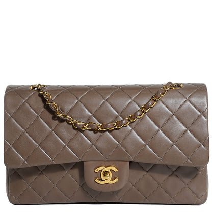 Chanel Lambskin Quilted Medium Double Flap Brown 1 of 9