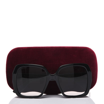 Gucci Acetate Square Frame GG0096S Sunglasses Black 7 of 7
