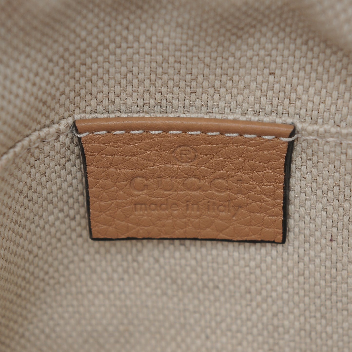 Pebbled Calfskin Small Soho Disco Bag Rose Beige