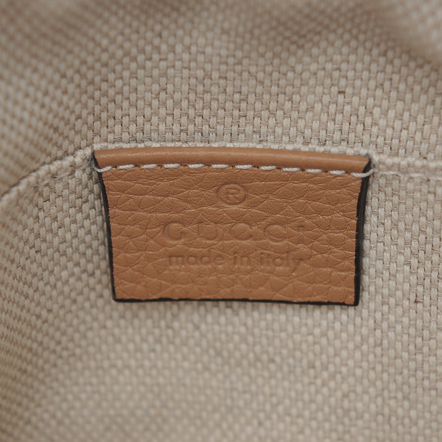 Gucci Pebbled Calfskin Small Soho Disco Bag Rose Beige 6 of 6