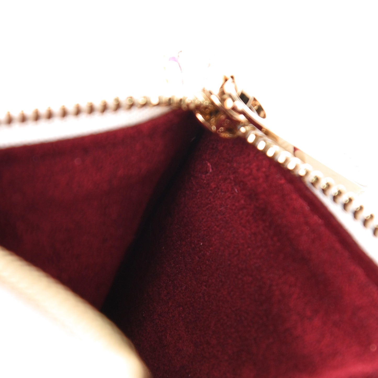 Monogram Multicolor Pochette Plate MM White