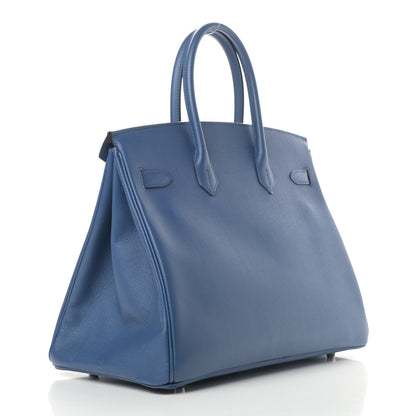 Hermes Epsom Birkin 35 Bleu Agate 2 of 11